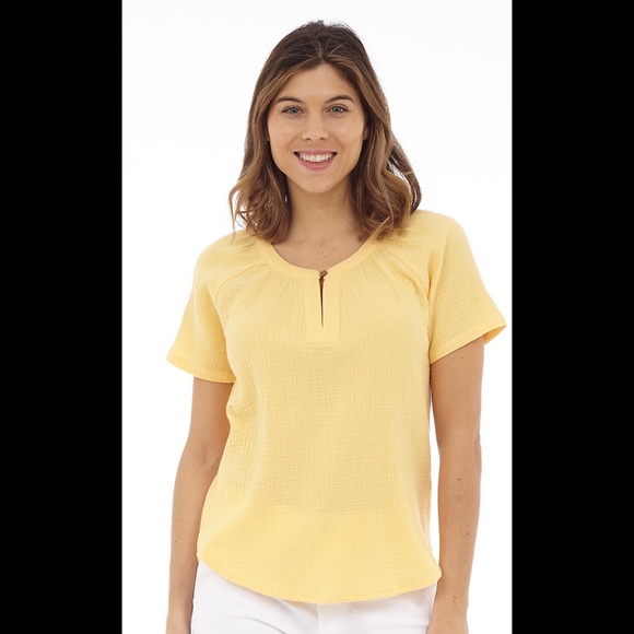 🌟 Cotton Bubble Gauze Top - Picture 1 of 5